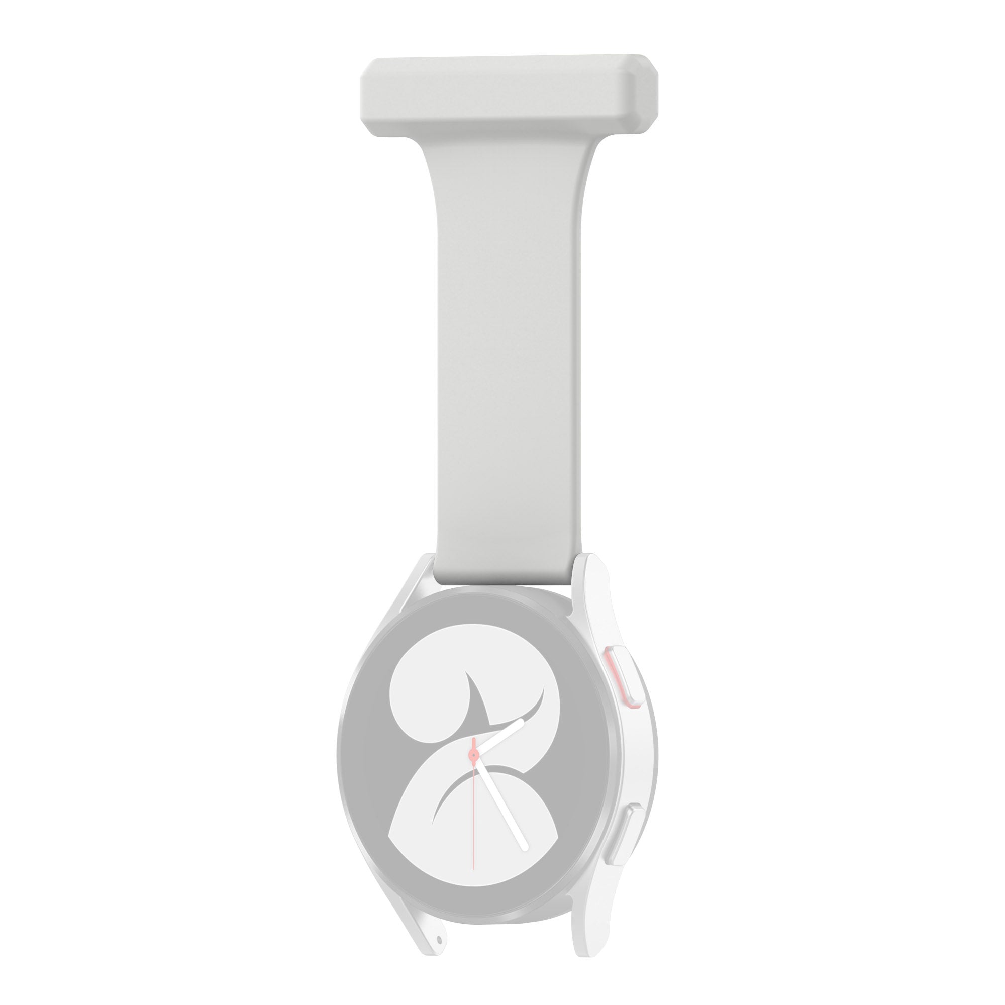 For Samsung Galaxy Watch4 40mm 44mm Watch4 Classic 42mm 46mm Pin Style 20mm Doctor Nurse Watch Silicone Strap Hanging Buckle For Samsung Galaxy Watch4 40mm 44mm Watch4 Classic 42mm 46mm Pin Style 20mm Doctor Nurse Watch Silicone Strap Hanging Buckle